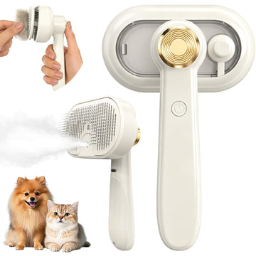 Grooming a cat without a bath - Petora steam brush