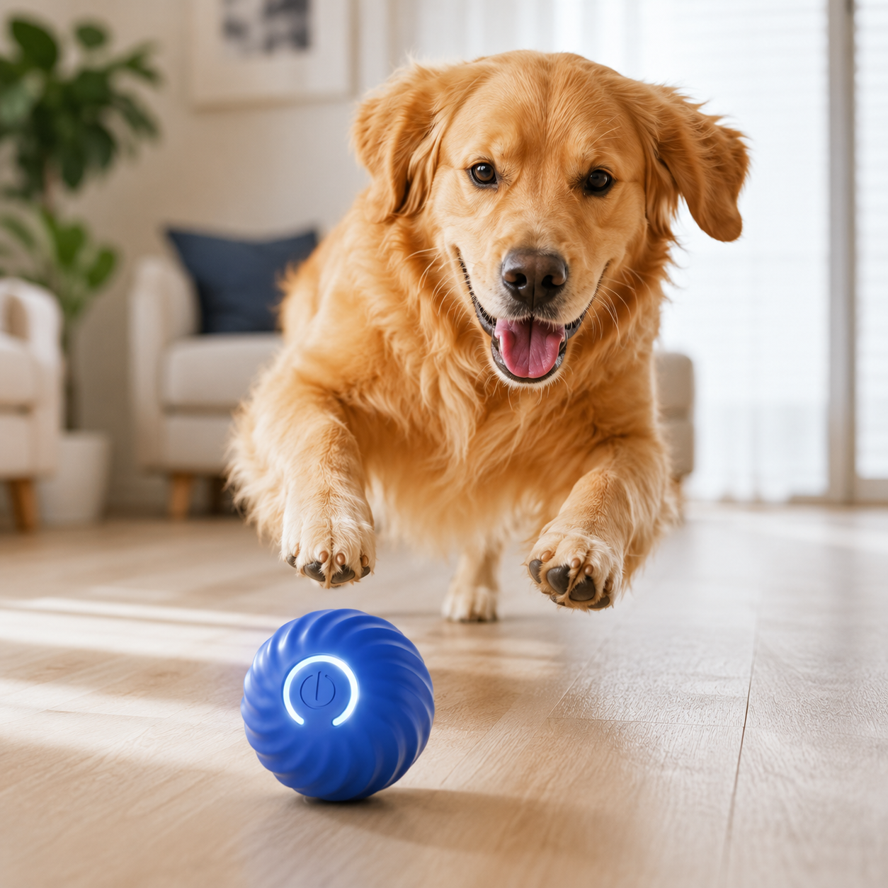 Interactive Dog Ball Toy – Smart Training Ball to Improve Dog IQ & Reduce Boredom